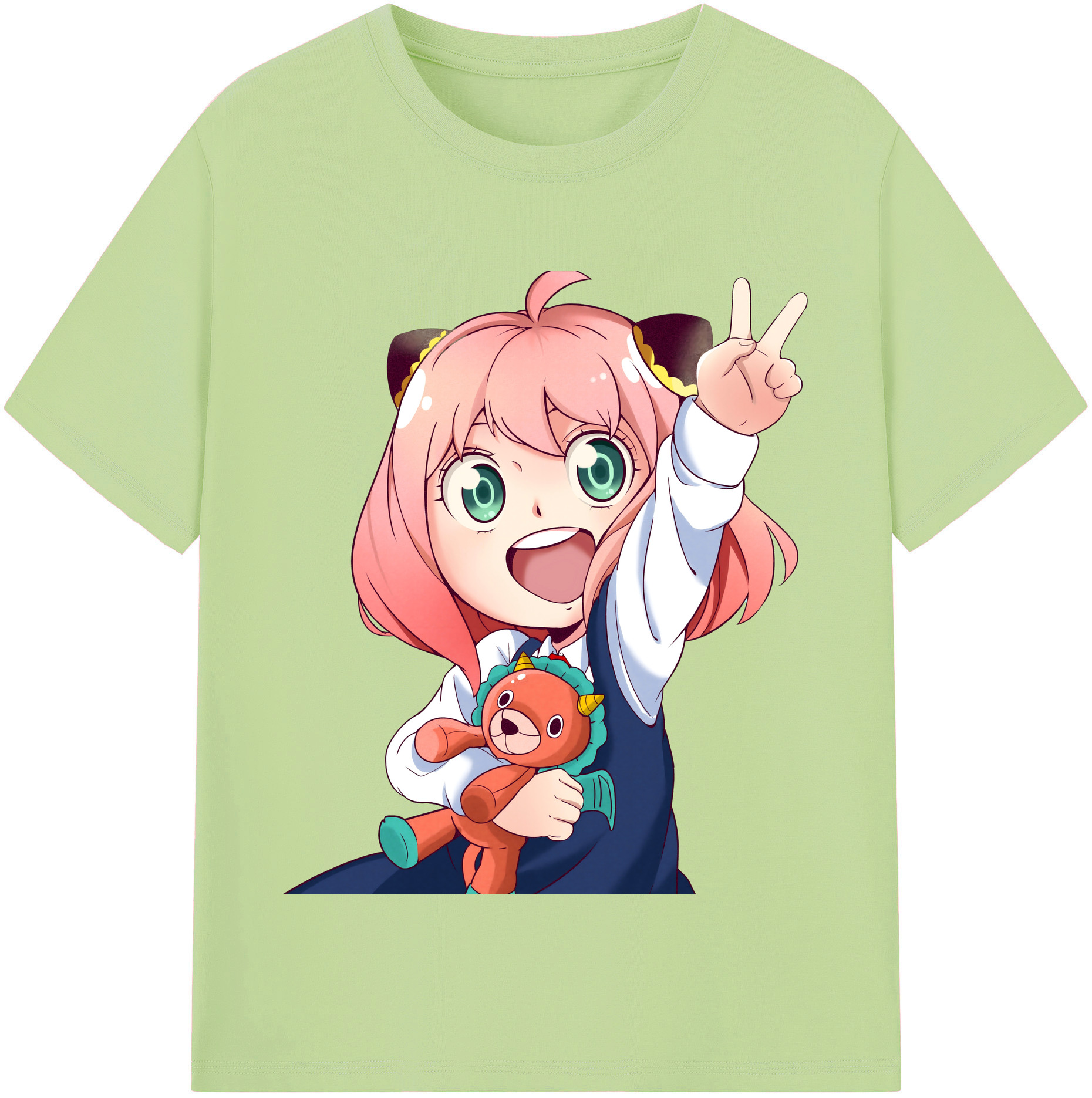 （画像用） SPY×FAMILY间谍家家酒 綿100％半袖Tシャツ（フロントプリント）